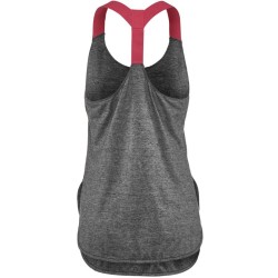 Women's top Wilson Competition Flecked Tank - ebony