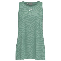 Girls' T-shirt Head Agility Tank Top G - nile green/print vision
