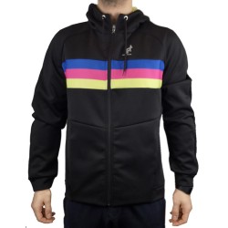 Men's Jumper Australian Volee Jacket with Printed Insert - nero