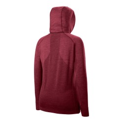 Women's jumper Wilson W F2 Seamless Hoody - tibetan red/tawny