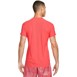 Men's Polo T-shirt Nike Court Dri-Fit Slam Tennis Polo - ember glow/white