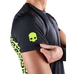 Men's T-shirt Hydrogen Panther Tech T-Shirt - black/yellow fluo