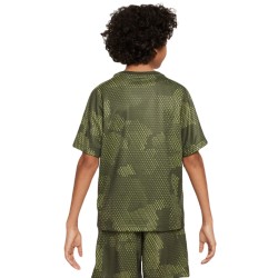 Boys' t-shirt Nike Kids Dri-Fit Short-Sleeve Top - cargo khaki/white