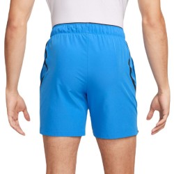 Men's shorts Nike Court Dri-Fit Advantage 7" Tennis Short - light photo blue/black/white