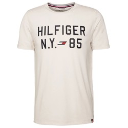 Men's T-shirt Tommy Hilfiger Graphic S/S Training Tee - weathered white