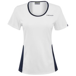 Women's T-shirt Head Club Tech T-Shirt W - white/dark blue
