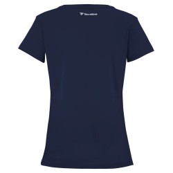 Girls' T-shirt Tecnifibre Club Cotton Tee - marine