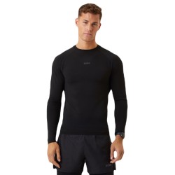 Men's long sleeve T-shirt Bj_rn Borg Running Seamless LS T-Shirt - black beauty