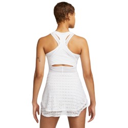 Women's dress Nike Court Dri-Fit Slam Tennis Dress - white/black