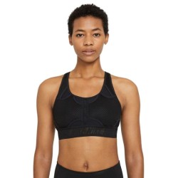 Women's bra Nike Swoosh UltraBreathe Bra W - black/black/black/dark smoke grey