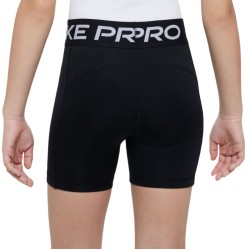 Girls' shorts Nike Kids Pro Dri-Fit 5" Shorts - black/white