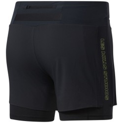 Men's shorts Reebok Les Mills Epic 2in1 Shorts M - black