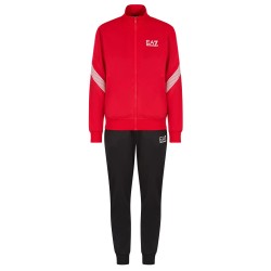 Men's Tracksuit EA7 Man Jersey Tracksuit - red/black