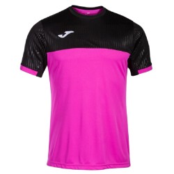Men's T-shirt Joma Montreal Short Sleeve T-Shirt M - pink/black