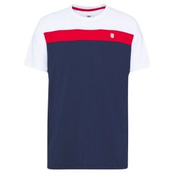 Men's T-shirt K-Swiss Heritage Sport Tee Classic M - navy/red/white