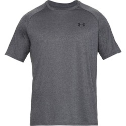 Men's T-shirt Under Armour Tech SS Tee 2.0 - carbon heather/black