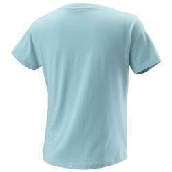 Women's T-shirt Wilson Script Eco Cotton Tee W - reef waters