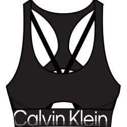 Women's bra Calvin Klein Medium Support Sports Bra - black