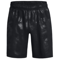 Men's shorts Under Armour Woven Emboss Short - black/black