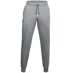 Men's trousers Under Armour Rival Fleece Jogger - pitch gray light heather/onyx white