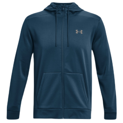 Men's Jumper Under Armour Men's Armour Fleece Full-Zip Hoodie - petrol blue/pewter