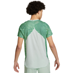 Men's T-shirt Nike Dri-Fit Slam Tennis Top - barely green/black