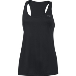 Women's top Under Armour Tech Tank - black/metallic silver