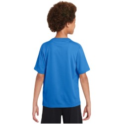 Boys' t-shirt Nike Kids Dri-Fit Multi+ Training Top - light photo blue/white