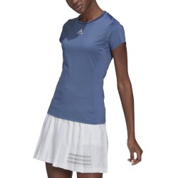 Women's T-shirt Adidas Freelift Tee W - crew blue/crew navy