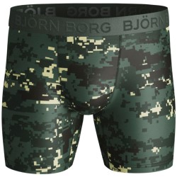 Men's Boxers Bj_rn Borg Shorts Per BB Digital Woodland 1P - duck green