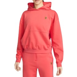 Women's jumper Nike Court Fleece Tennis Hoodie - sea coral