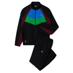 Men's Tracksuit Lacoste Tennis x Daniil Medvedev Sweatsuit - black/blue/green/bordeaux