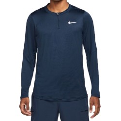 Men's long sleeve T-shirt Nike Dri-Fit Adventage Camisa M - obsidian/obsidian/white