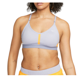 Women's bra Nike Indy Bra V-Neck - oxygen purple/sundial/indigo haze/white
