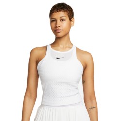 Women's top Nike Court Dri-Fit Slam Tennis Tank Top - white/black