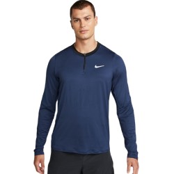 Men's long sleeve T-shirt Nike Dri-Fit Adventage Camisa - midnight navy/black/white