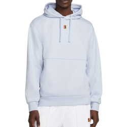 Men's Jumper Nike Court Fleece Tennis Hoodie - blue whisper