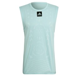Men's T-shirt Adidas Paris Sleevelss - aqua