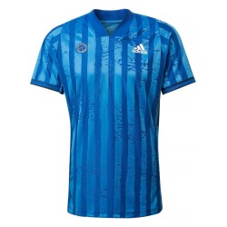 Men's T-shirt Adidas Freelift Tee ENG M - royal blue/white