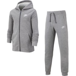 Boys' tracksuit Nike Boys NSW Track Suit BF Core - carbon heather/dark grey/white