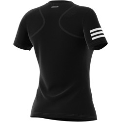 Women's T-shirt Adidas Primegreen Aeroready Club Tee - black/white