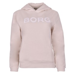 Women's jumper Bj_rn Borg BB Logo Hood W - whitecap gray