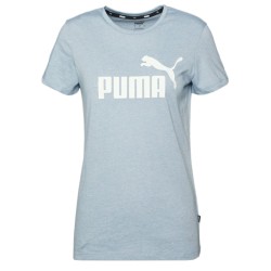 Women's T-shirt Puma ESS Logo Heather Tee - blue wash