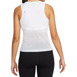 Women's top Nike Dri-Fit Slam Tennis Tank - white/black
