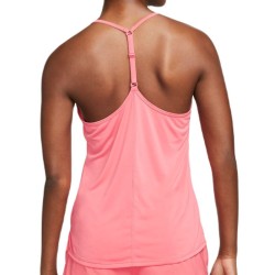 Women's top Nike Dri-Fit One Elastika Standard Fit Tank - sea coral/white