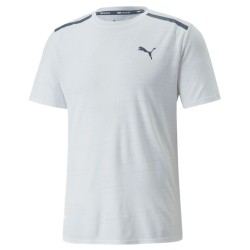 Men's T-shirt Puma Train Jacquard Short Sleeve Tee - puma white