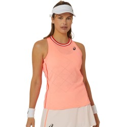 Women's top Asics Match Actibreeze Tank - sun coral