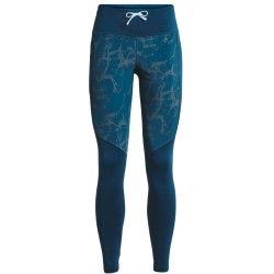 Women's leggings Under Armour Women's UA OutRun The Cold Tights - petrol blue/reflective