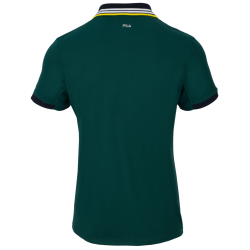 Men's Polo T-shirt Fila Polo Andrew - deep teal/fila navy/buttercup