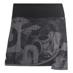 Women's skirt Adidas Club Graphic Skirt - black/grey